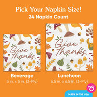 Napkins - Give Thanks
