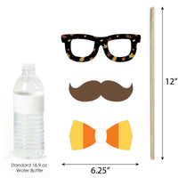 Give Thanks - Thanksgiving Party Photo Booth Props Kit - 20 Count