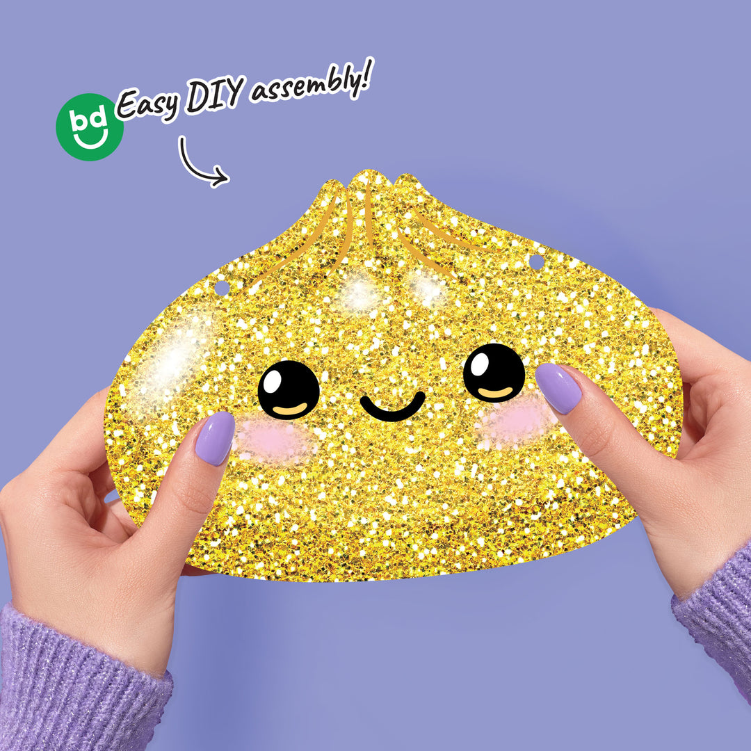 Glitter Dumplings Garland Banner - 15 Pc