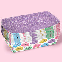 Glitter Dumplings Paper Food Trays - 12 Ct