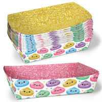Glitter Dumplings Paper Food Trays - 12 Ct