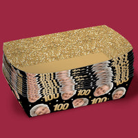 Custom Face 100th Birthday Paper Food Trays - 12 Ct