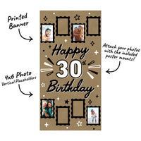 Photo banner with 8 slots and poster mounts included