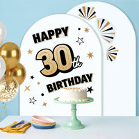 30th Birthday Backdrop Decals