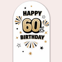 60th Birthday Backdrop Decals
