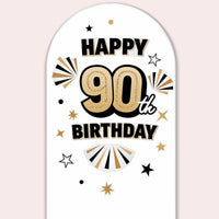 90th Birthday Backdrop Decals