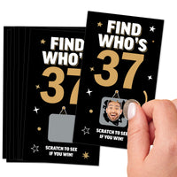 Custom Face Birthday Scratch Off Card Game - 22 Ct