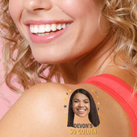 Custom Golden Birthday Temporary Tattoos - 12 Ct