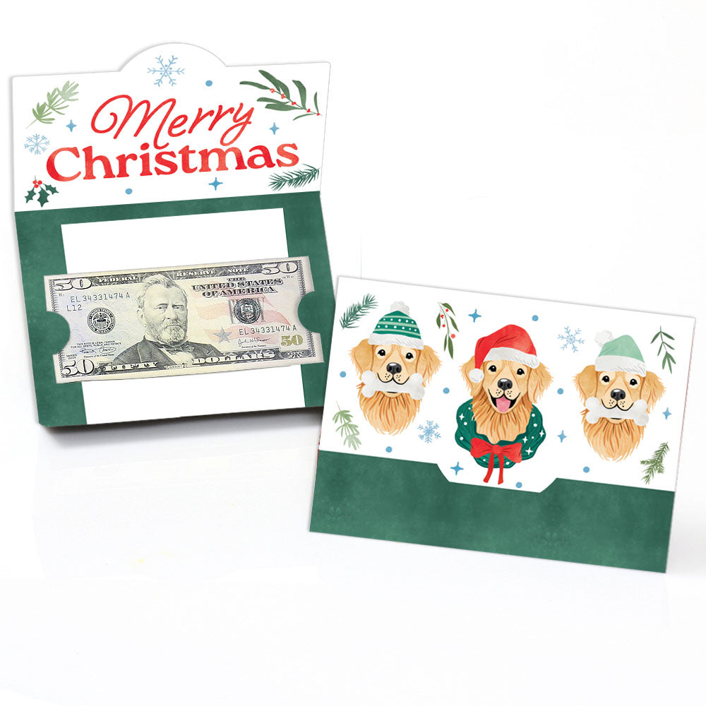 Christmas Dogs Money And Gift Card Holders - 8 Ct