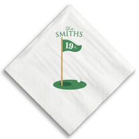 Custom Text - Golf Napkins - 50 Ct