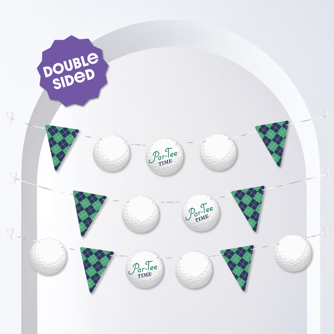 Golf Garland Banner - 15 Pc