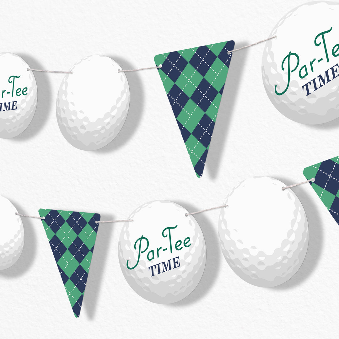 Golf Garland Banner - 15 Pc