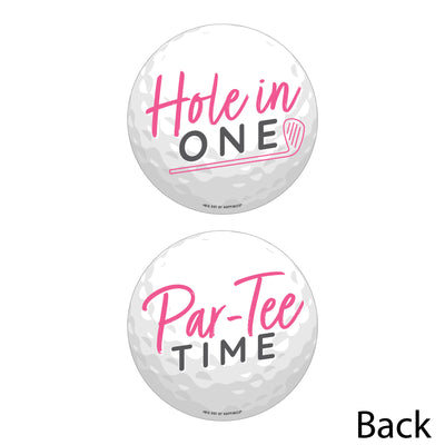 Golf Girl - Golf Ball Decorations DIY Pink Birthday Party or Baby Shower Essentials - Set of 20