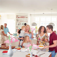 Golf Girl - Triangle Pink Birthday Party or Baby Shower Photo Props - Pennant Flag Centerpieces - Set of 20