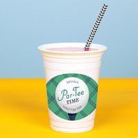 Custom Text Party Cups - Golf - 16 Ct