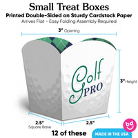 Golf Treat Boxes - 12 Ct