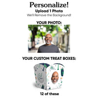 Custom Face Golf Treat Boxes - 12 Ct