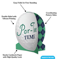 Golf 3D Centerpieces - 8 Ct