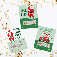 Golfing Santa Funny Money Cards - 6 Ct