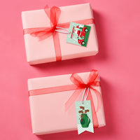 Golfing Santa Gift Tags - 24 Ct