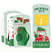 Golfing Santa Nifty Gifty Card Holders - 8 Ct