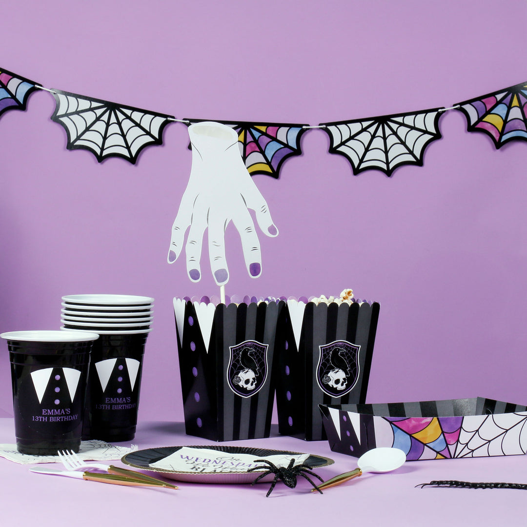Goth Girl Garland Banner - 15 Pc