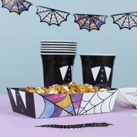 Goth Girl Paper Food Trays - 12 Ct