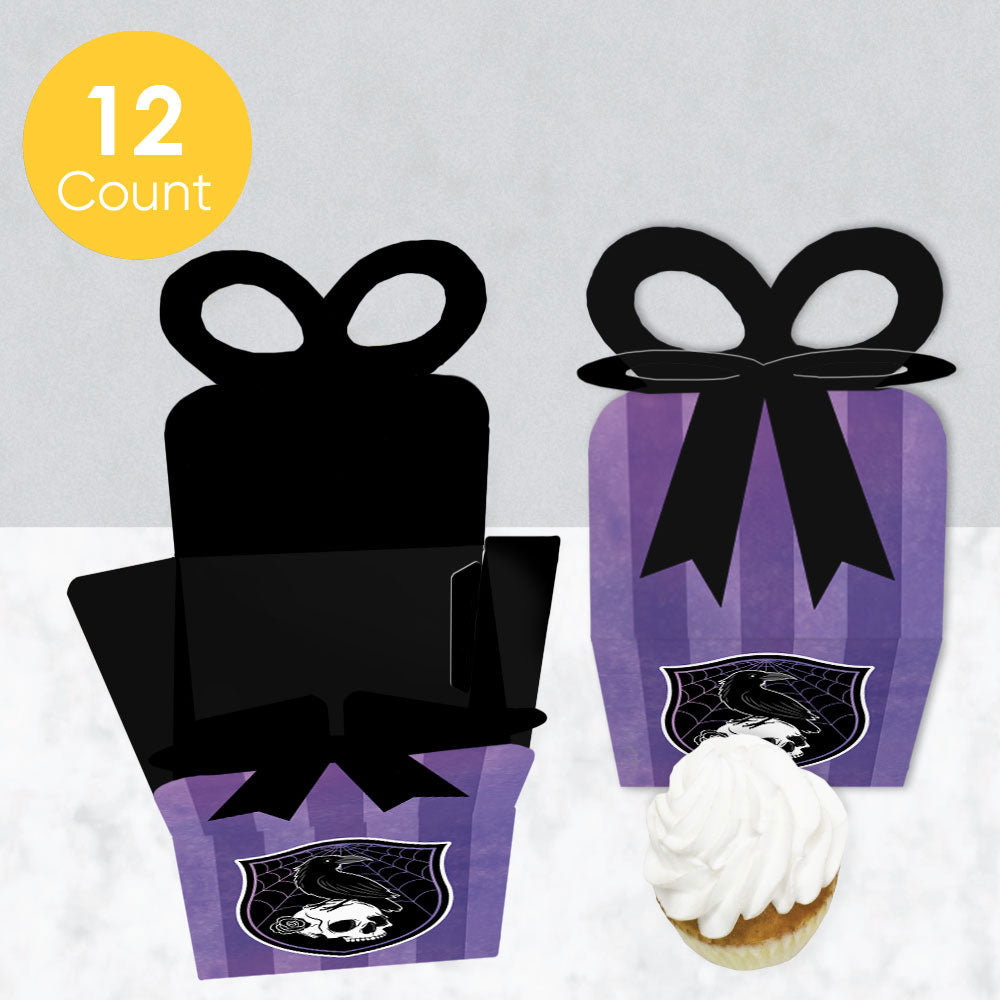 Goth Girl Bow Boxes - 12 Ct