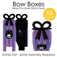 Goth Girl Bow Boxes - 12 Ct