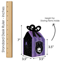 Goth Girl Bow Boxes - 12 Ct