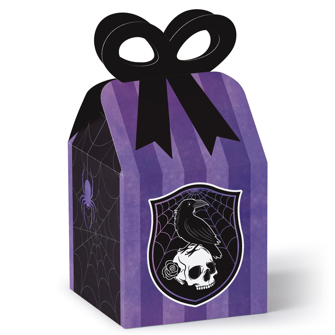 Goth Girl Bow Boxes - 12 Ct