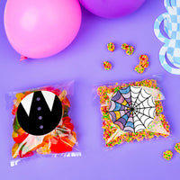 Goth Girl Stickers & Clear Cookie Bags - 25 Ct