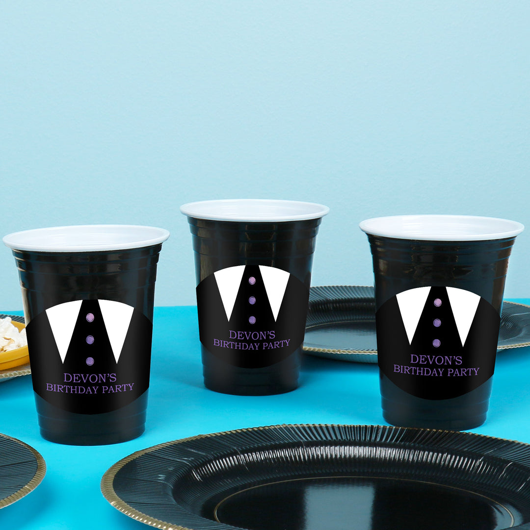 Custom Party Cups - Goth Girl - 16 Ct