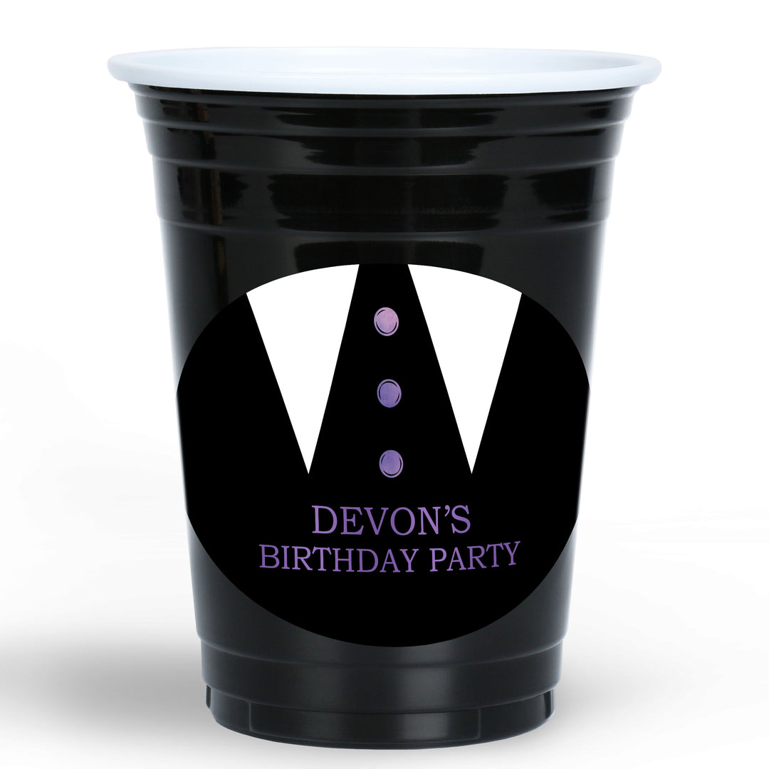 Custom Party Cups - Goth Girl - 16 Ct