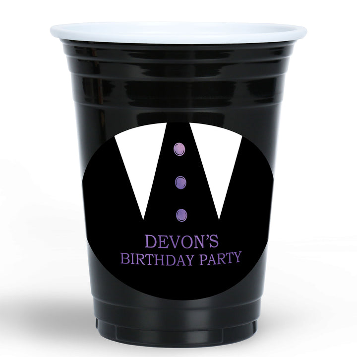 Custom Party Cups - Goth Girl - 16 Ct