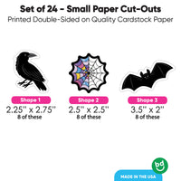 Goth Girl DIY Paper Cut-Outs - 24 Ct