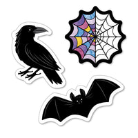 Goth Girl DIY Paper Cut-Outs - 24 Ct