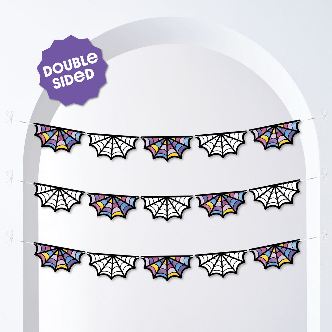 Goth Girl Garland Banner - 15 Pc
