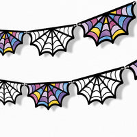 Goth Girl Garland Banner - 15 Pc