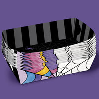 Goth Girl Paper Food Trays - 12 Ct