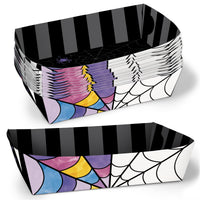 Goth Girl Paper Food Trays - 12 Ct