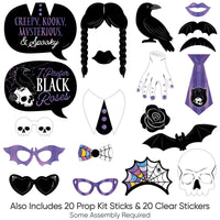 Goth Girl Photo Props - 20 Ct