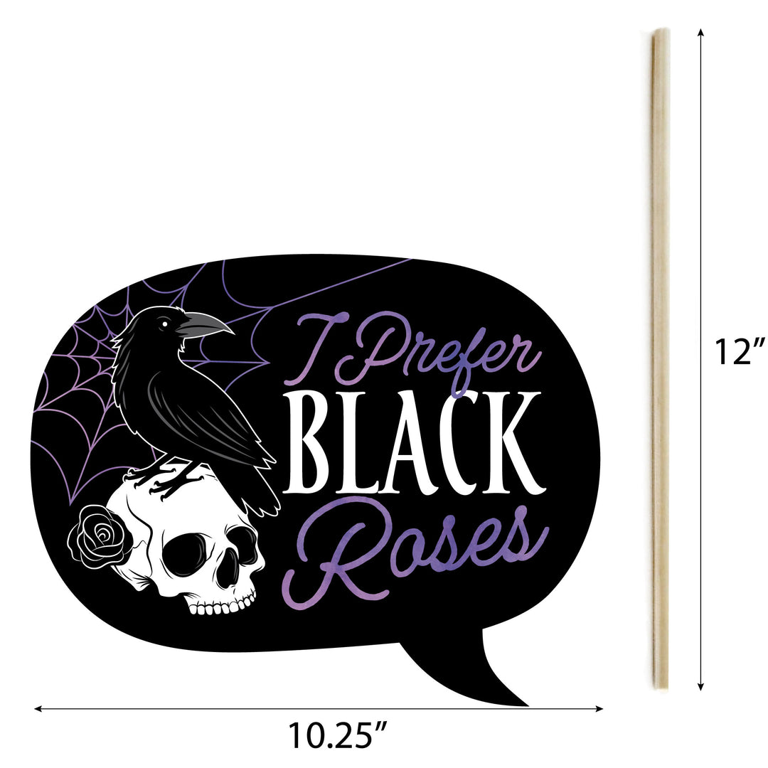 Goth Girl Photo Props - 20 Ct