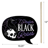 Goth Girl Photo Props - 20 Ct