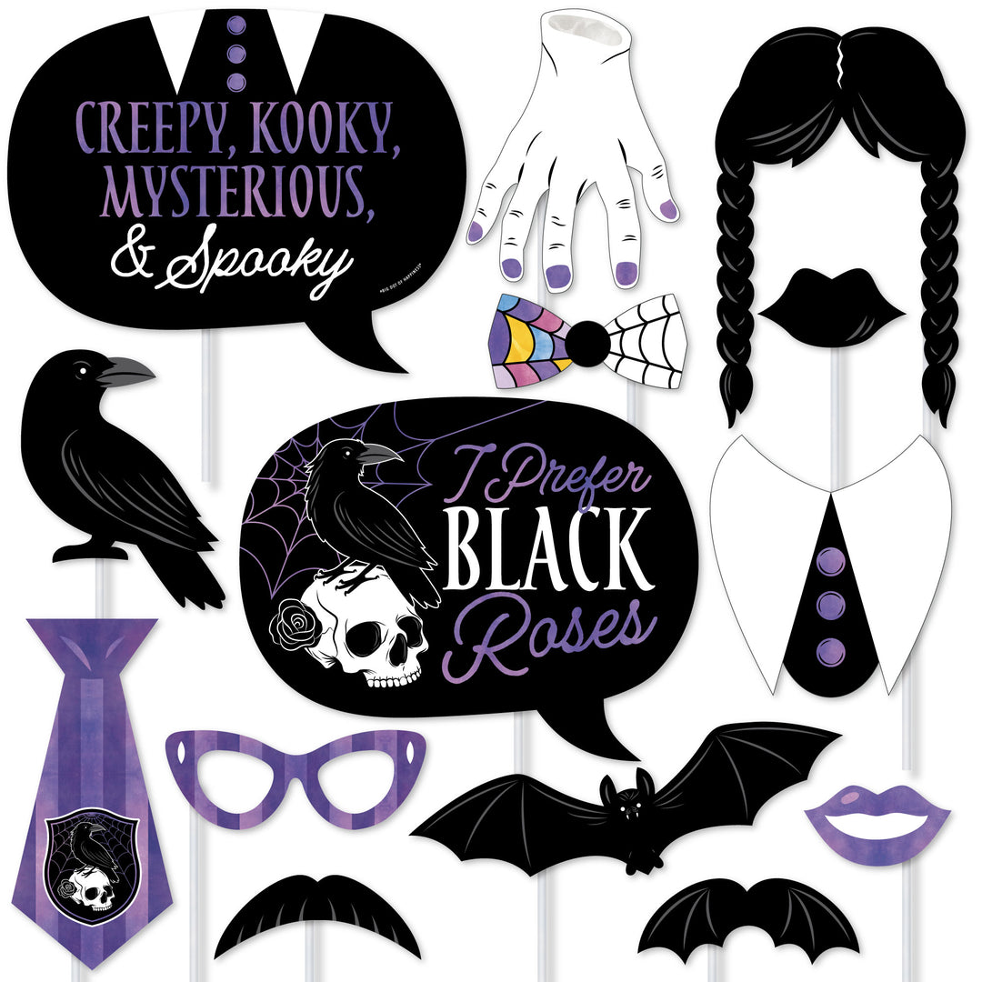 Goth Girl Photo Props - 20 Ct