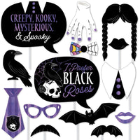 Goth Girl Photo Props - 20 Ct