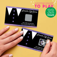 Goth Girl Scratch Off Cards Game - 22 Ct