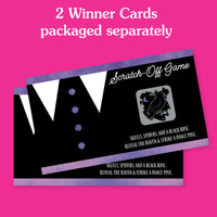 Goth Girl Scratch Off Cards Game - 22 Ct
