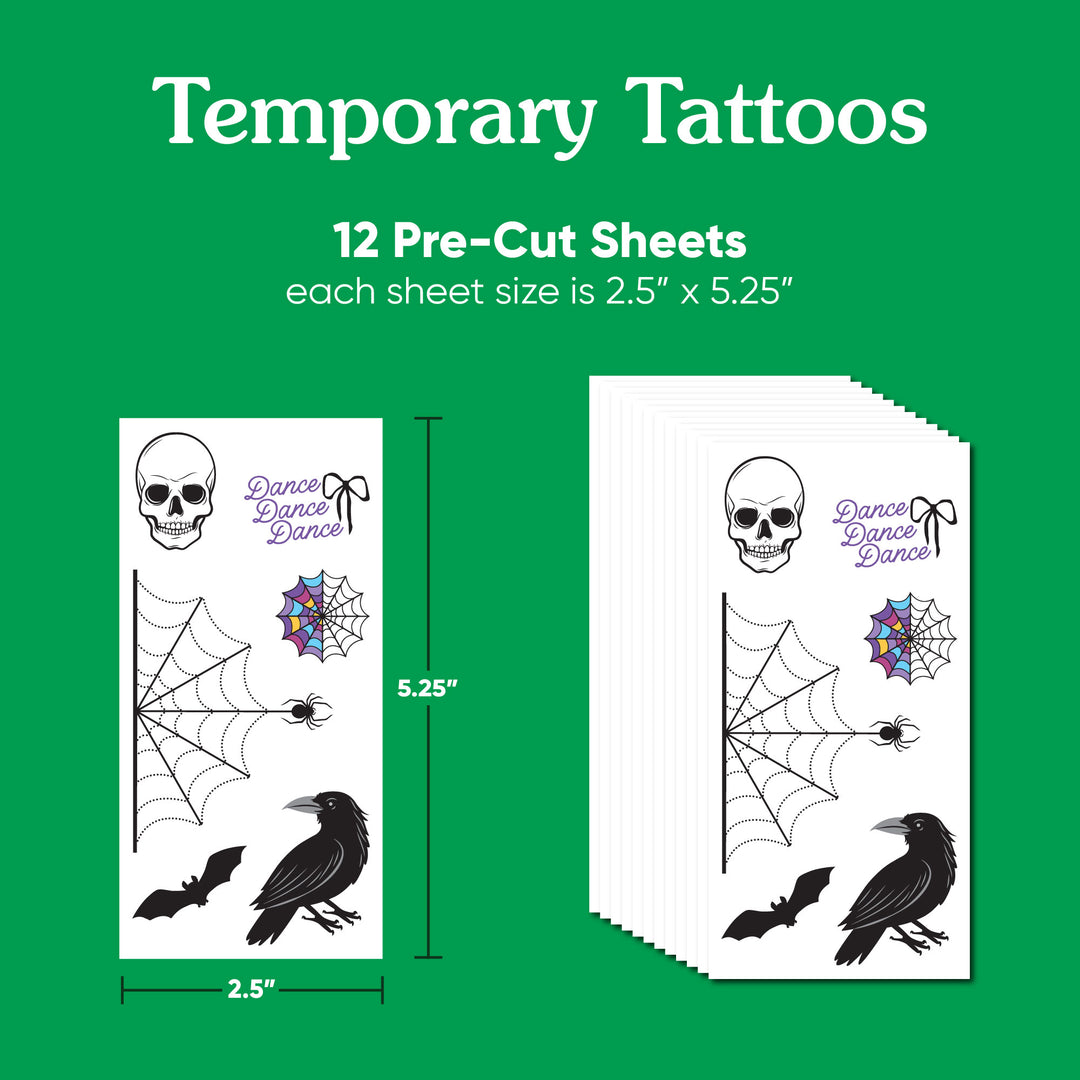 goth tattoos with ravel and skull