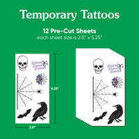 goth tattoos with ravel and skull